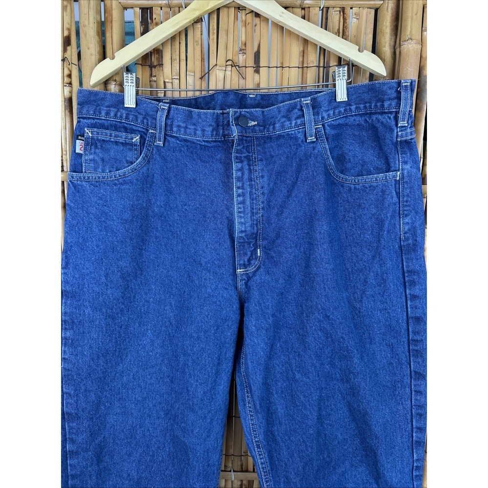 CARHARTT Men's 40X32 Jeans Relaxed Fit‎ Straight Leg Blue FRB100 FRC Utility - Picture 2 of 10